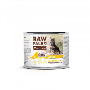 RAW PALEO DOG TURKEY COD konservi suņiem Tītars, menca 200g